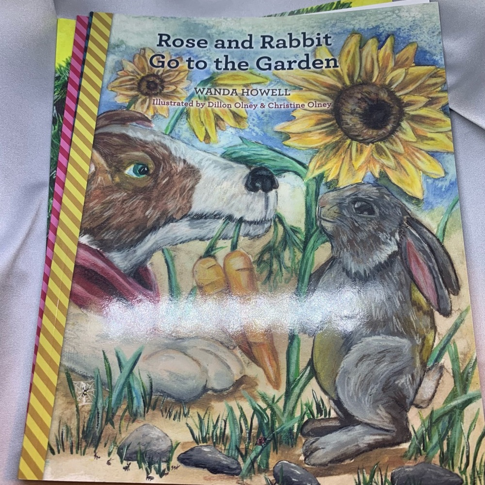 Rose and Rabbit Book Set by Wanda Howell - Set of 4